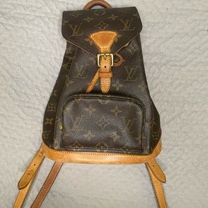 LOUIS VUITTON MINI MONTSOURIS BACKPACK HAND BAG